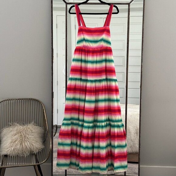 J. Crew Multicolor Striped Maxi Dress - Picture 6 of 6